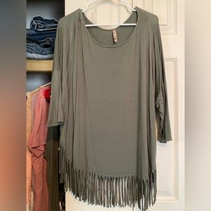 Fringe shirt